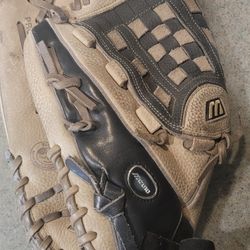 12" Left hand throw Mizuno baseball glove broken in