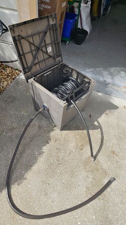 Hose box reel, incl 75' hose