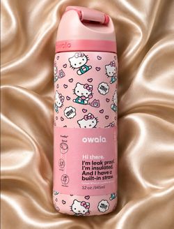 Owala FreeSip Hello Kitty Bottle 32oz