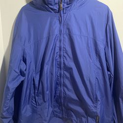 Pacific Trail Windbreaker Jacket With Foldable Hood And Mesh Inside