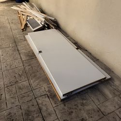 Free doors and wood to whoever needs it