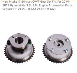 NEW HYUNDAI/KIA INTAKE/EXHAUST CVVT GEAR SET