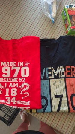 2 shirts 1X  $7