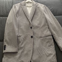 Dolce & Gabbana Men's Gray Two Button Suit 40 it 50; Worn Once