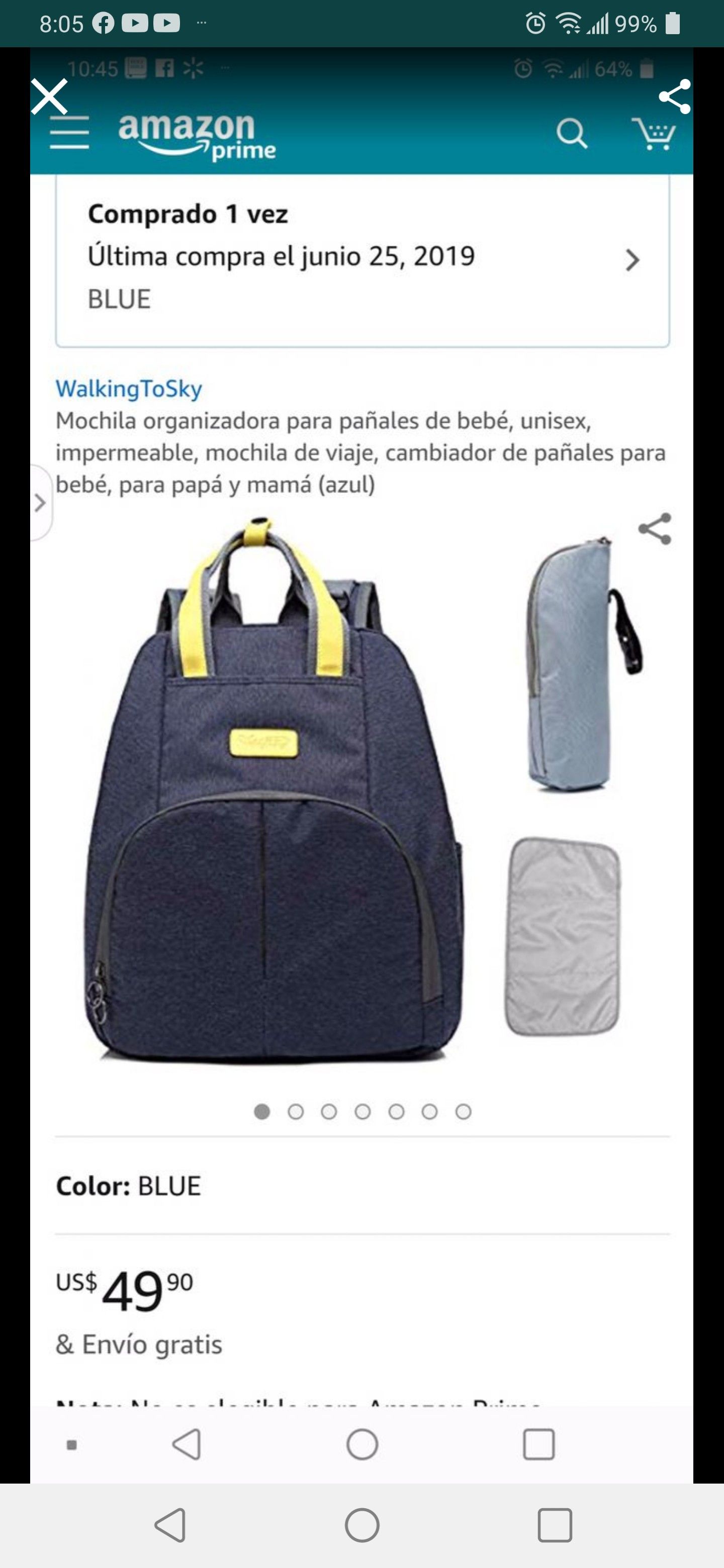 Diapers backpack