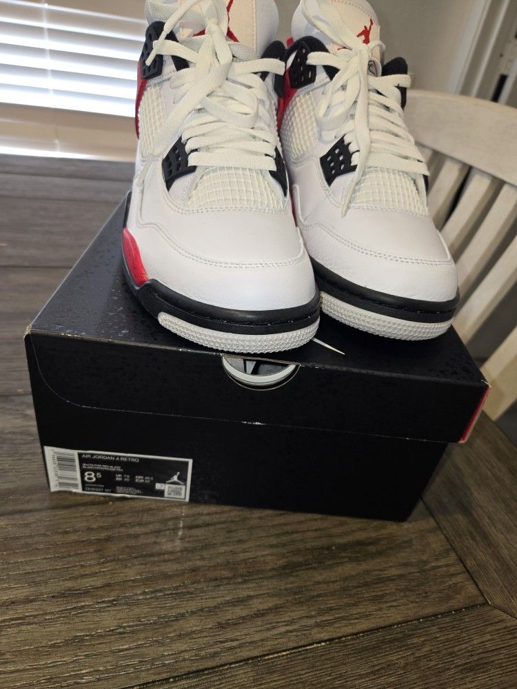 Jordan 4 Red Cement