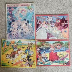 X4 Vintage Disney Puzzles ($20 for all 4)