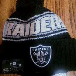 Brand New Men's Raiders Knit Beanie