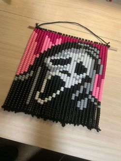 Ghost face tapestry handmade I do customized $25