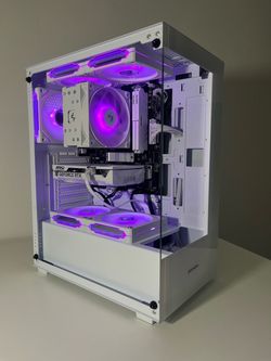 Custom White Gaming PC | Ryzen 5 9600X | RTX 5060 | 32GB DDR5 | 1TB NVMe SSD