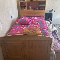 Bunk Bed With Storage And Mattresses+ Matching Dresser 