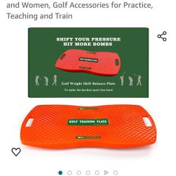 Golf Pressure Plate, Golf Training Aid Balance Board for Beginner, Swing Training Aid Weight Shift Board, Golf Training Equipment for Men and Women, G