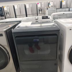 $749(MSRP$1299, Save $550) Maytag Gas Dryer With Quick Dry Cycle and Sanitize Cycle 