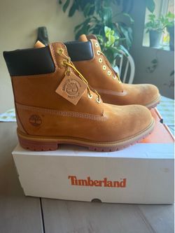 Men’s Timberland Premium Waterproof Boots Wheat Size 10.5 Brand New