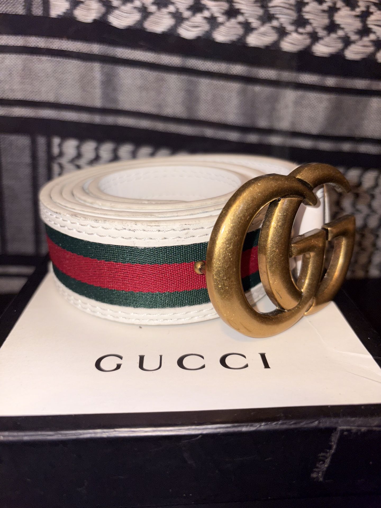 Leather Gucci Belt