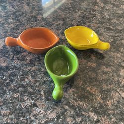 Pottery Dipping Dishes