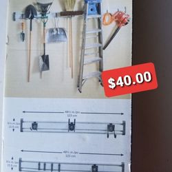 Tool Hanging Track 4ft Multi Rail Storage System