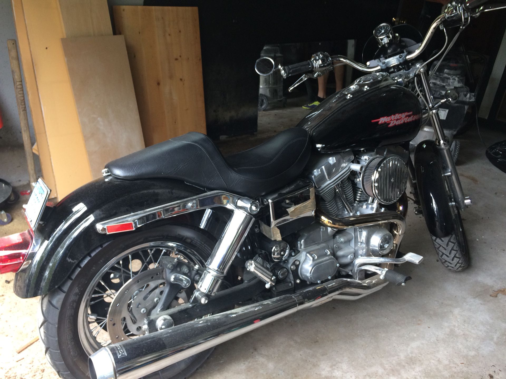 Harley Davidson dyna superglide motorcycle