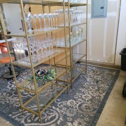 2 Glass Shelves 6ft