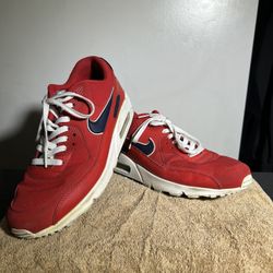 Nike Air Max Sneakers – Red/Navy – Men’s Casual Shoes