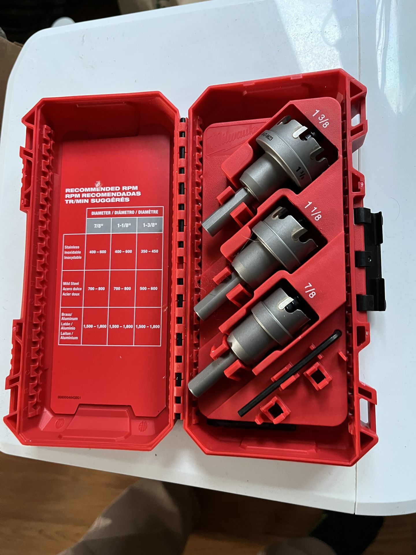 Milwaukee 49-22-8610 One-Piece Carbide Hole Cutter Set