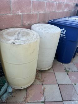Empty gallon tanks