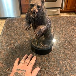 13 1/2 Might Be Bronze Plated Very Heavy  Statue Don’t Know Maker Heavy Great For Collectors 