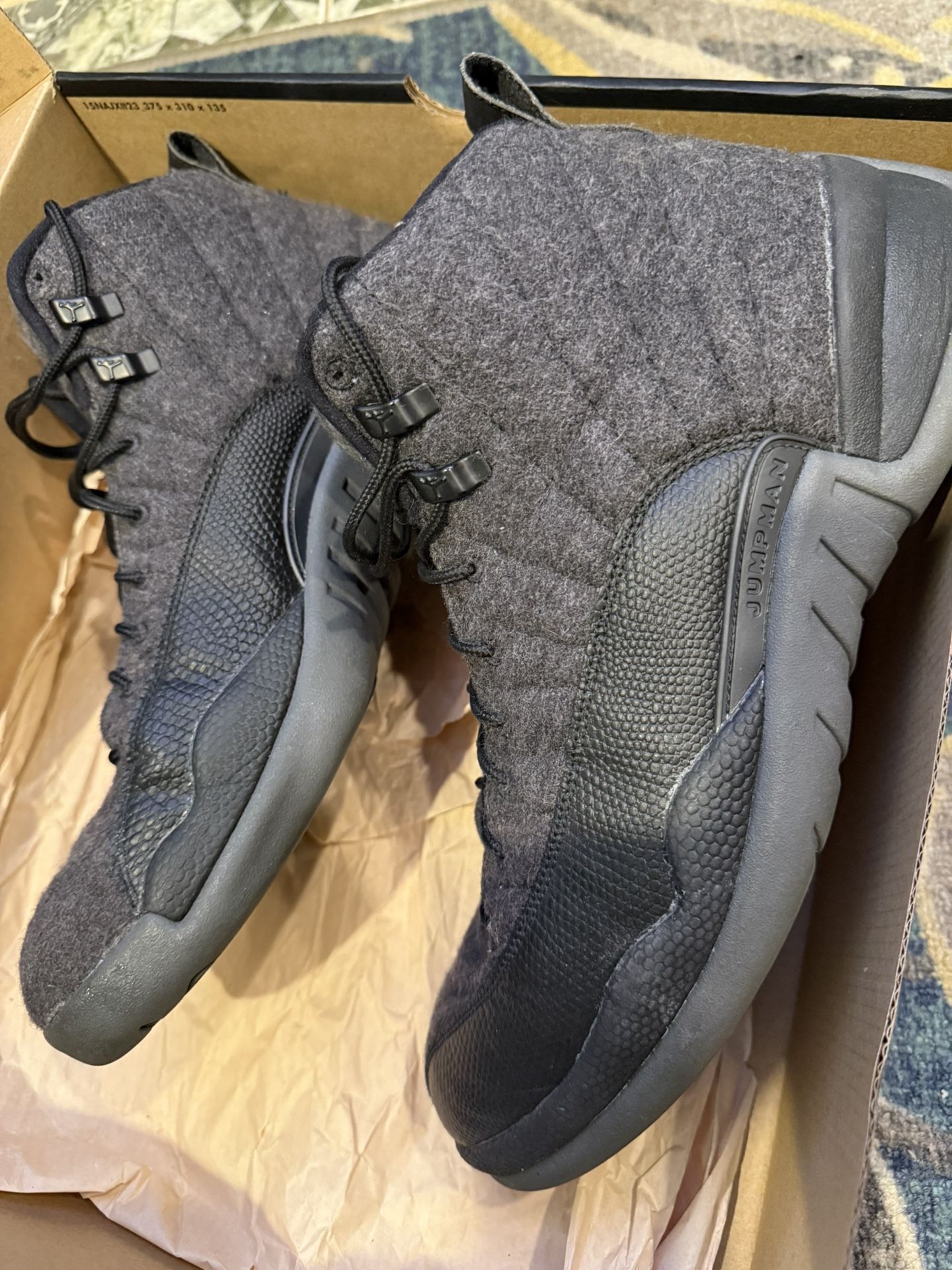 Jordan 12 Retro Wool with Original Box