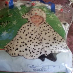 12-24 Months Little Dalmatian Hooded Cape New Adorable.