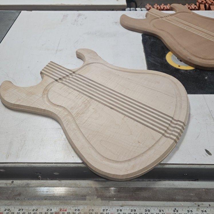 Custom Made Guitar Cutting Boards