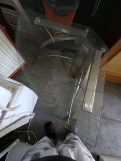 Glass table