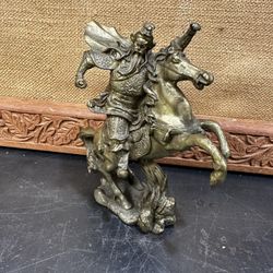 Feng Shui Protective Guardian Kwan Kung Statue/Brass Guan Gong Statue/Kuan Gong Statue