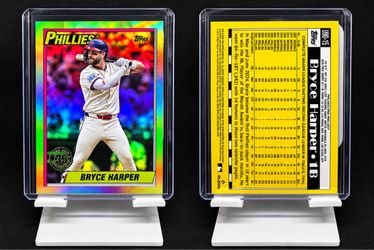 Bryce Harper Topps Rainbow Foil Baseball Card