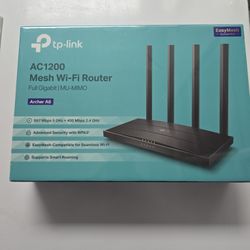 Brand New TP-Link Archer A6 Router – Unopened Box!