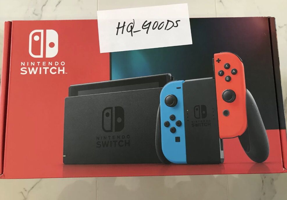 BRAND NEW - Nintendo Switch v2 red blue joycon