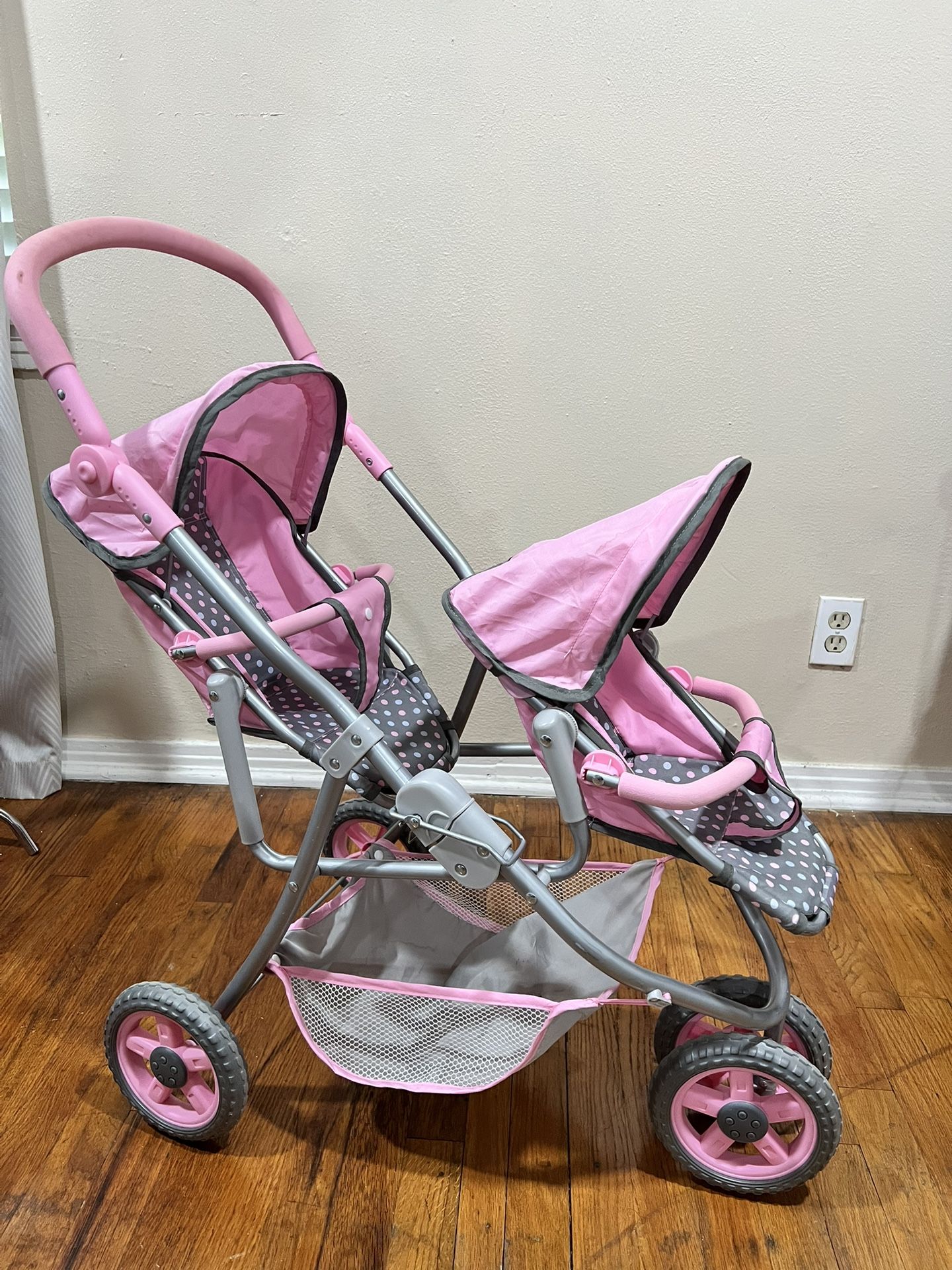 Girls Baby Toy Stroller For 2 Baby’s