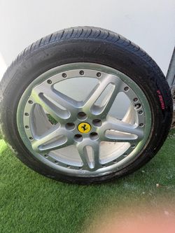 Ferrari wheel with PZero tire