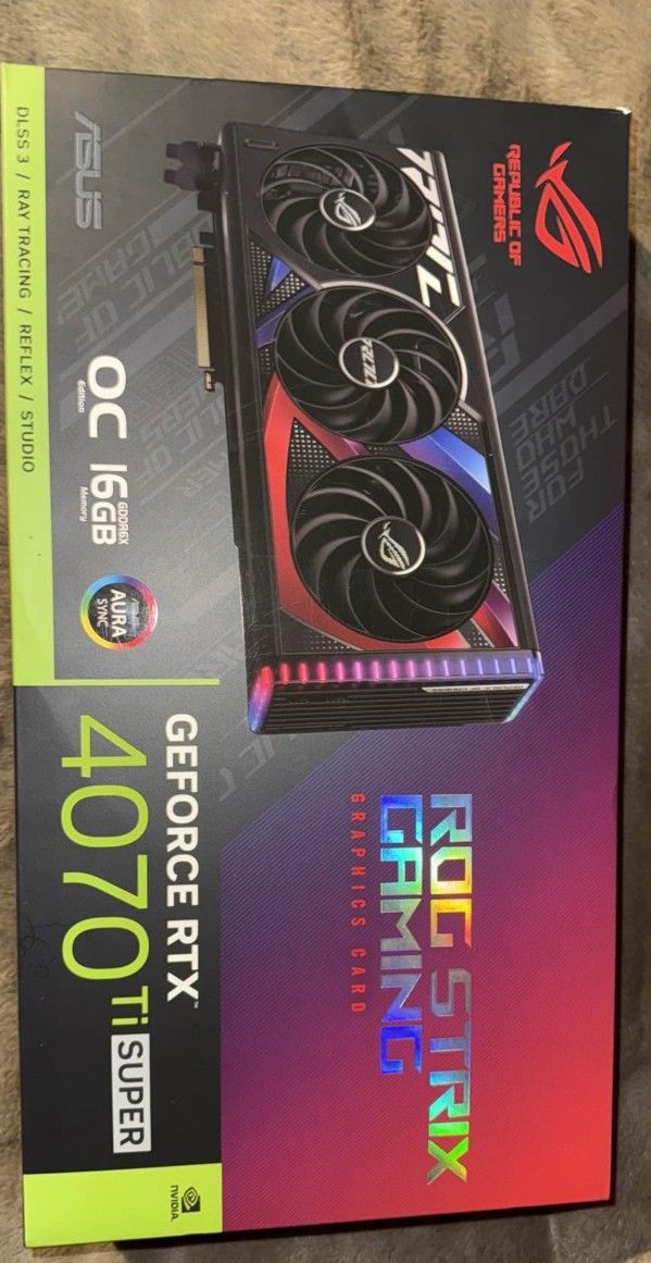 Asus GeForce RTX 4070 Ti Super 16gb OC