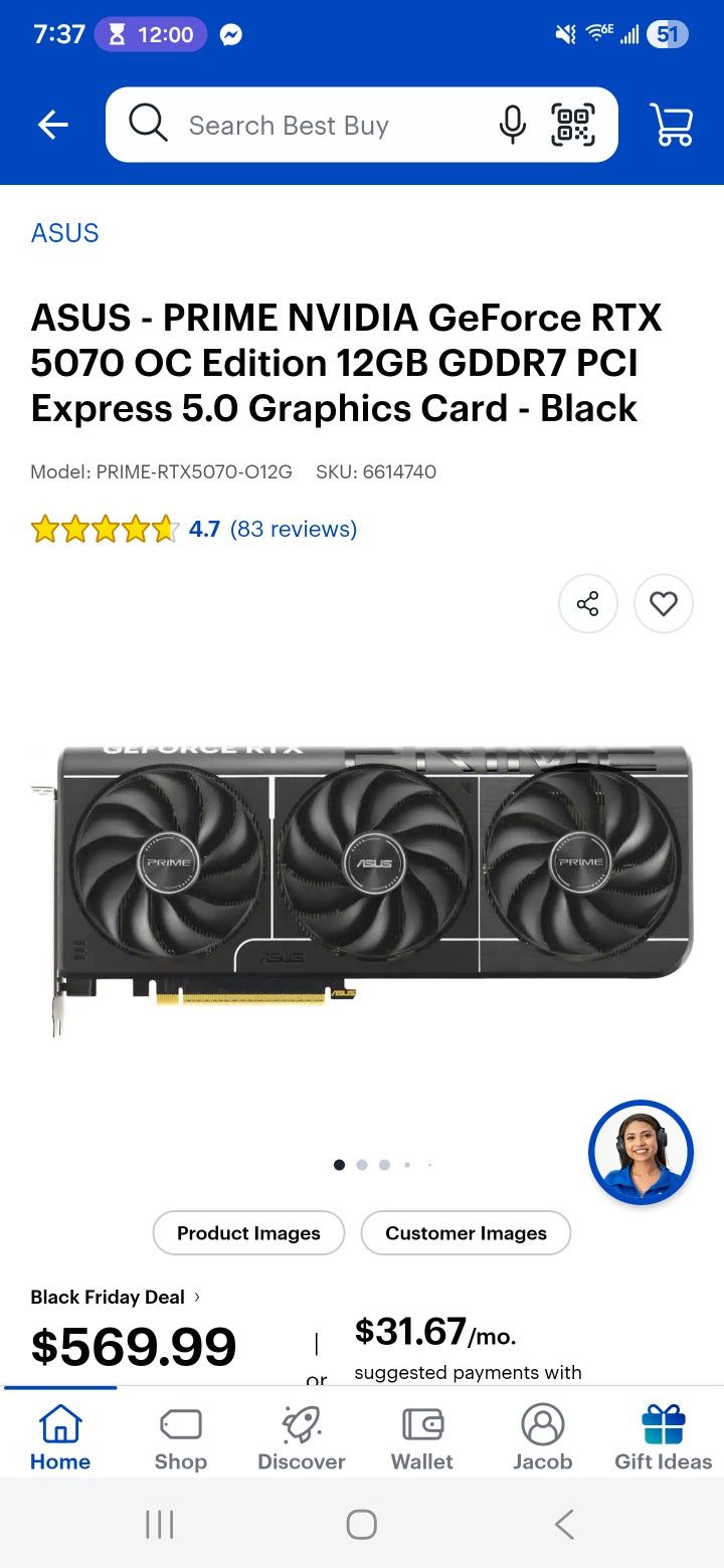 Asus 5070 Prime 12GB 