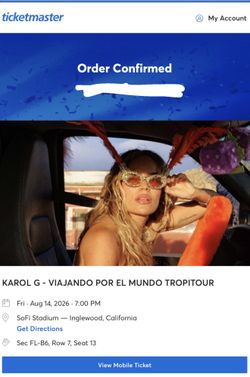 Karol G Tickets