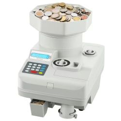 476^Coin Counter, Professional Coin Sorter with LED Display Holds up to 11000 Coins, Automatic Coin Sorter and Wrapper Machine for All Coins, Suitable