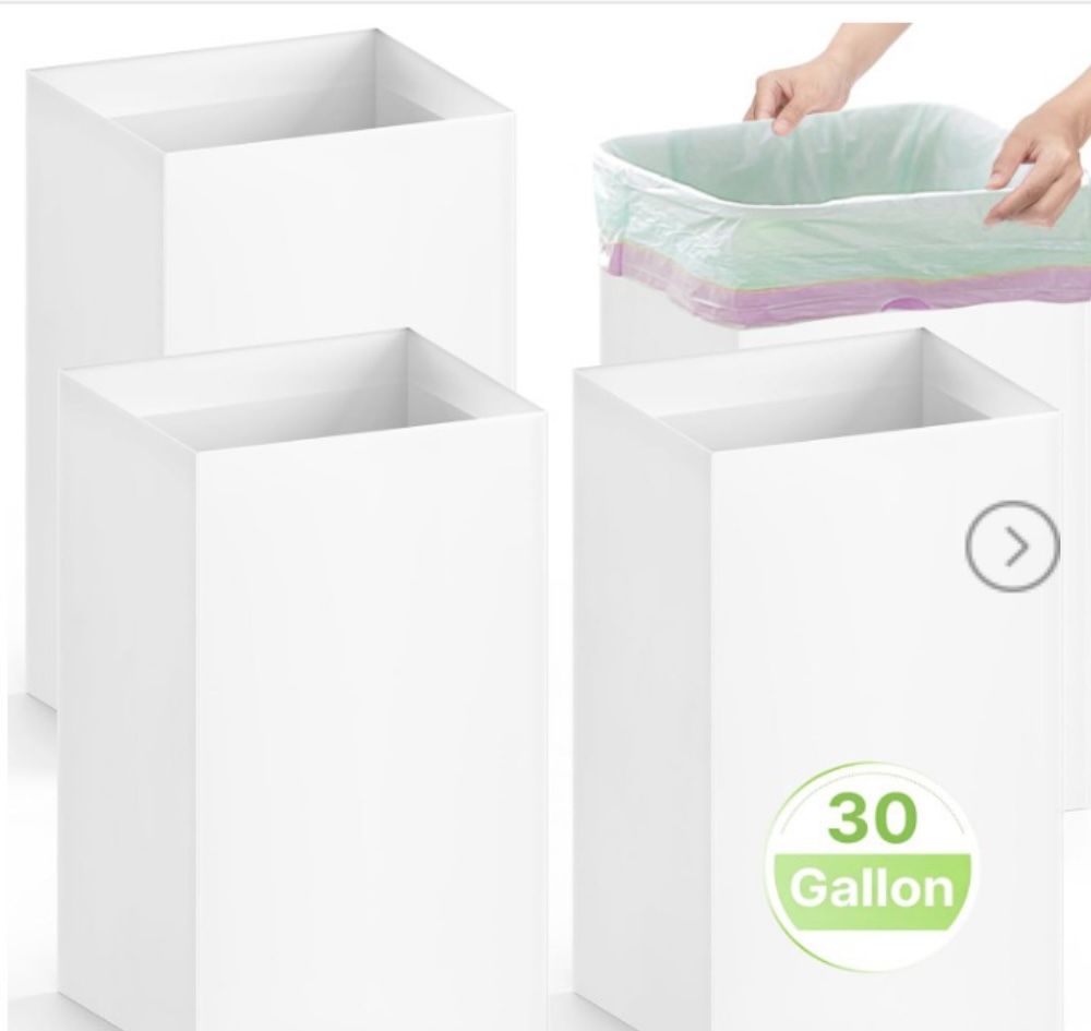 4 Pack Extra Large Disposable Trash Cans