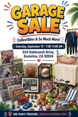 Family Garage Sale - Encinitas - COLLECTIBLES!!!