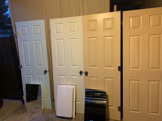 4 doors and 3 mirrors