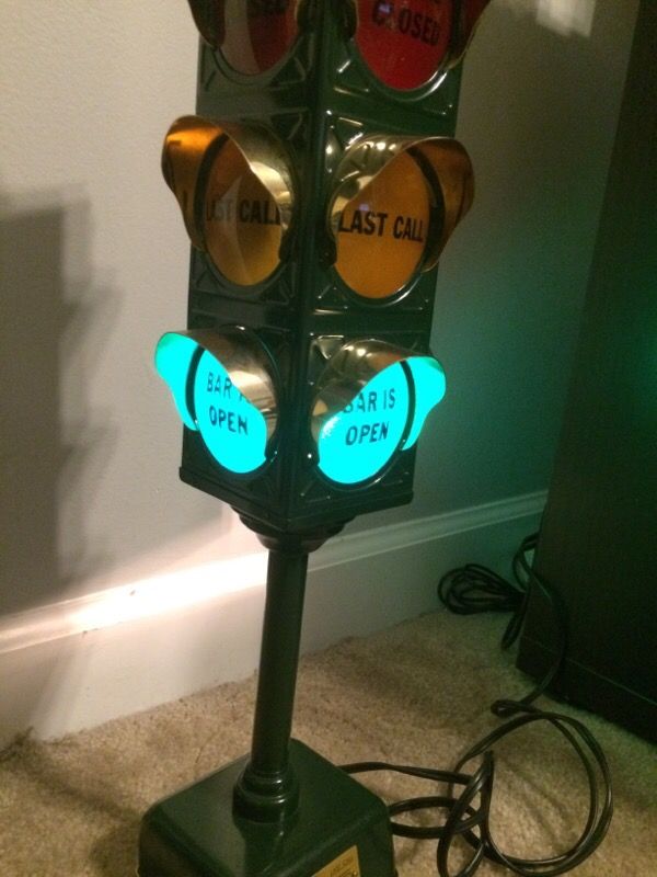 Vintage 60's/70's Traffic light bar lamp. Made in Japan