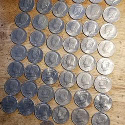 VINTAGE KENNEDY HALF DOLLARS 