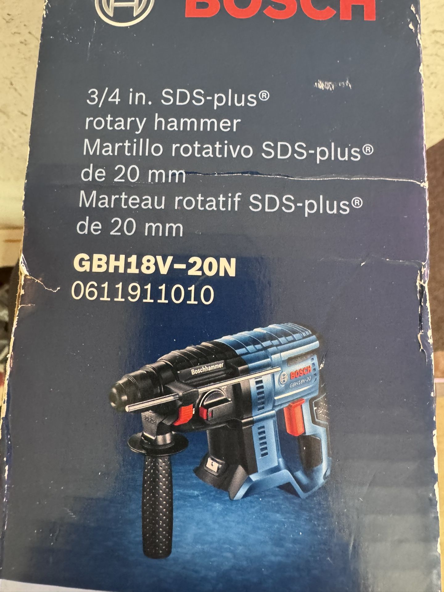 Bosch 18 V rotary hammer
