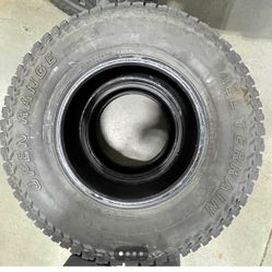 Full Set Of 285/75R/18 Snow Rated A/T Tires