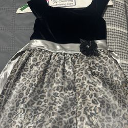 Black and silver Dress