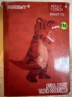 Costume Inflatable Full Body “T-Rex”  Adult Size 72”